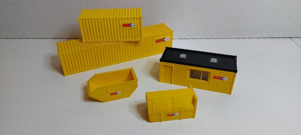 Strukton Bouwkeetjes en Containers *Nieuw* (03), Overige merken, Gelijkstroom of Wisselstroom, Brug, Tunnel of Gebouw, Nieuw
