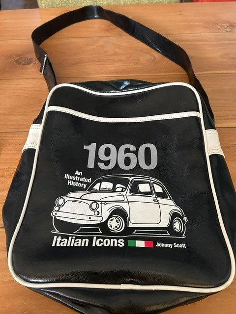 Fiat 500 schoudertas, Ophalen of Verzenden, Zo goed als nieuw, Zwart, Overige merken
