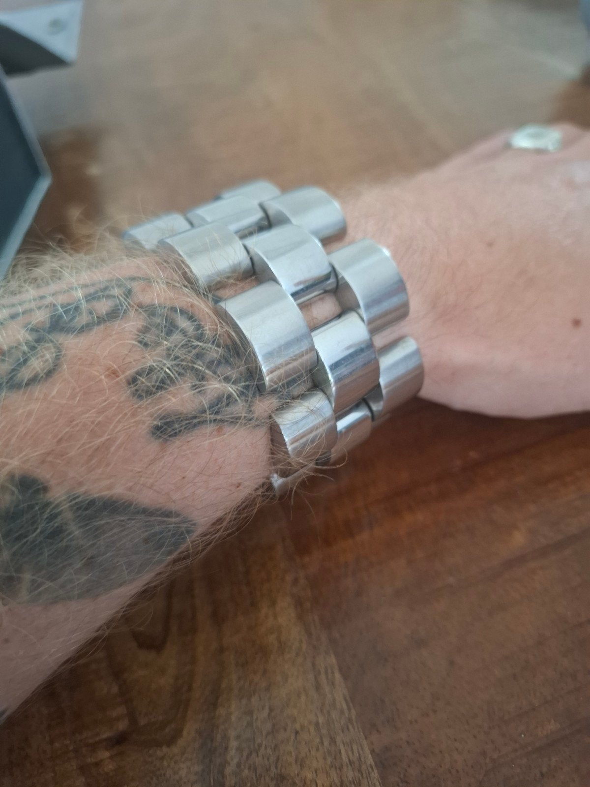 iXXXi jewelry armband, Ophalen of Verzenden, Zo goed als nieuw, Zilver, Staal