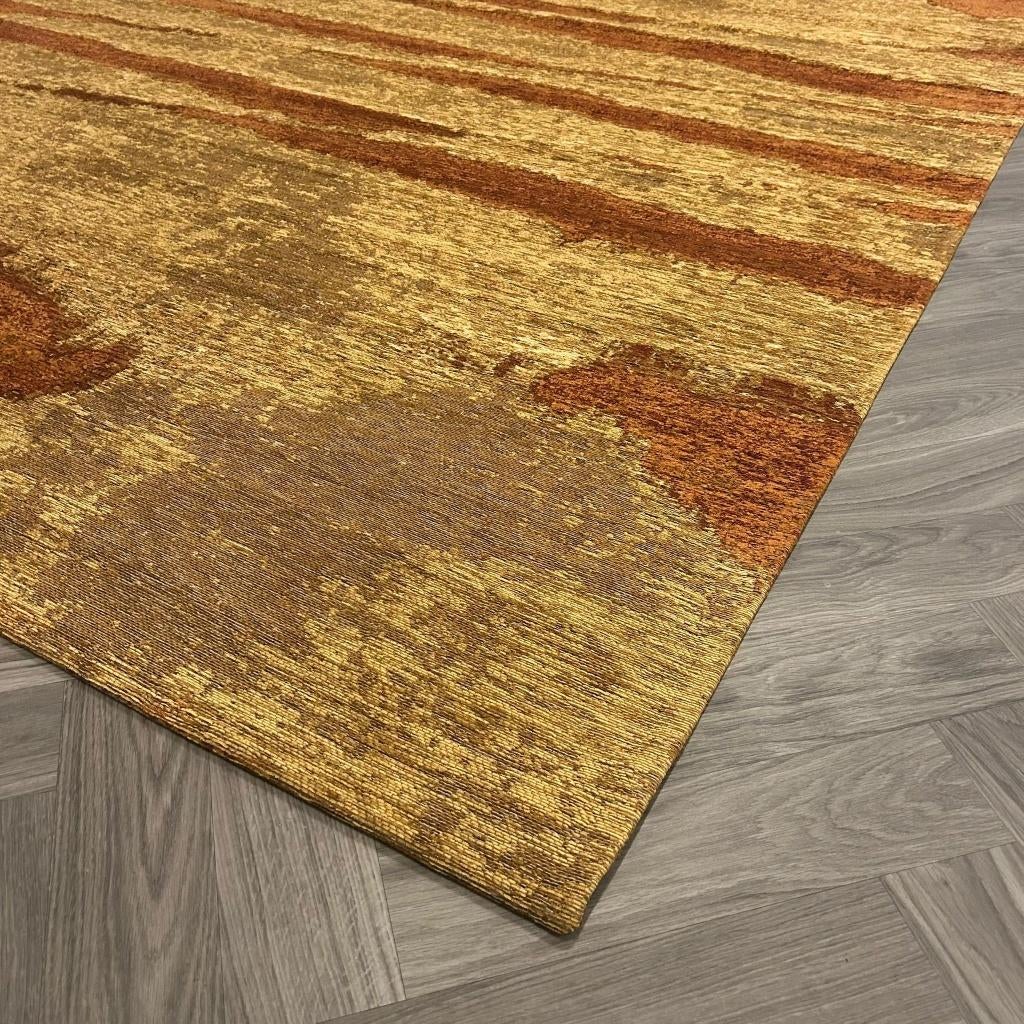 Montel Bonnier Cognac Vloerkleed - 200x300cm, Bruin, 200 cm of meer, Ophalen of Verzenden, Zo goed als nieuw