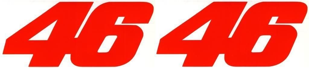 46 Valentino Rossi sticker set #8, Motoren, Verzenden