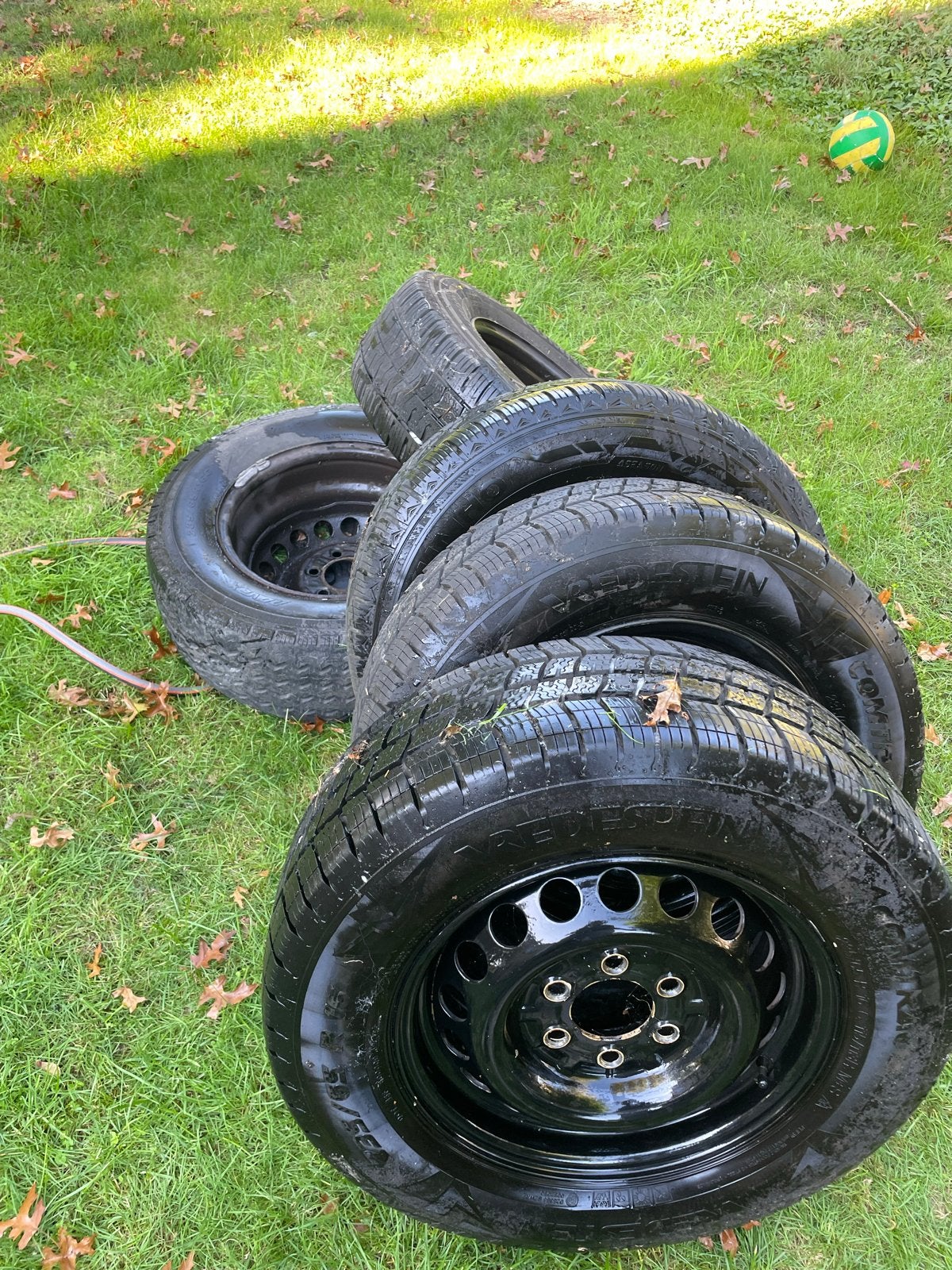 Sprinter/Crafter Wielen Set 5 Stuks op Zwarte Stalen Velgen, Ophalen, 16 inch, Banden en Velgen, 235 mm