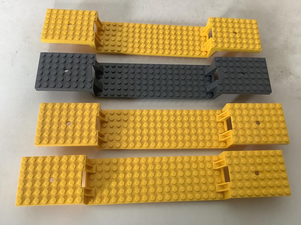 Lego trein bodem trein basis 6x34 gesplitst niveau, Ophalen of Verzenden, Gebruikt, Losse stenen, Lego