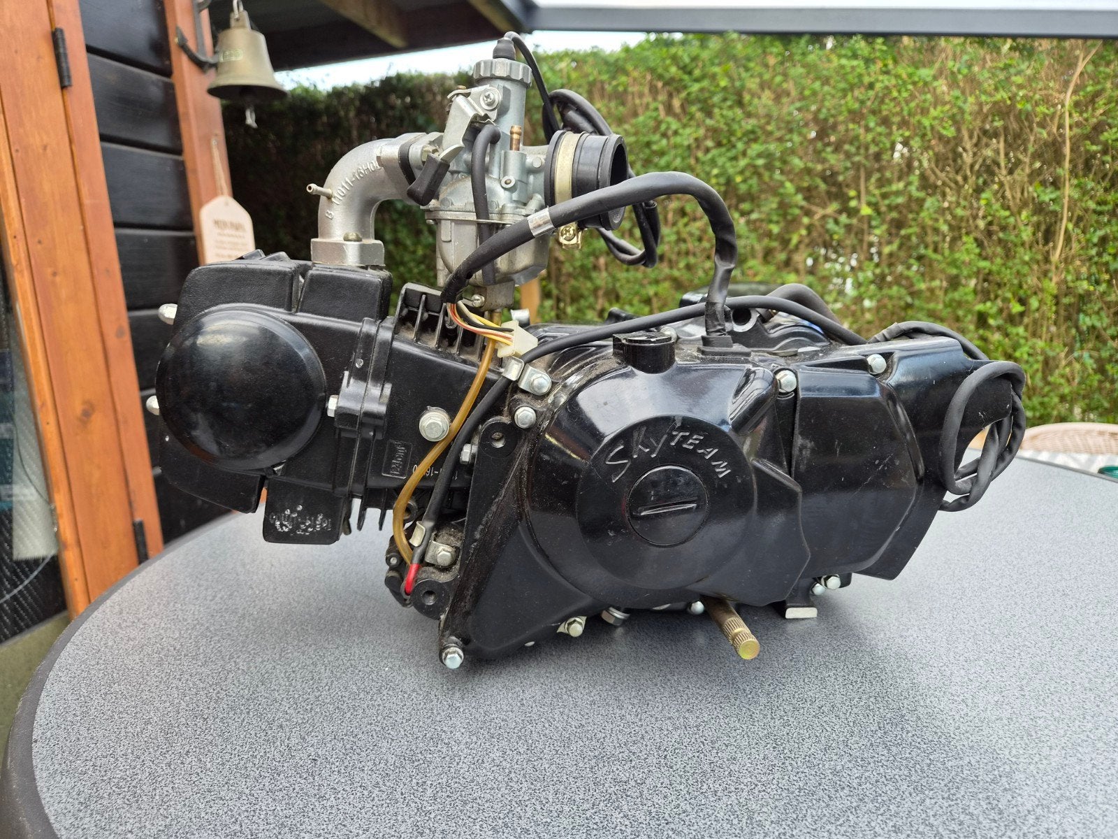 Skyteam dax 125cc blok met carburateur - Slechts 900 km!, Motoren, Ophalen, Gebruikt
