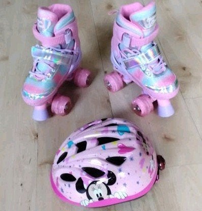 Nieuwe Glitter Glow rolschaatsen met helm - Maat 31-34, Ophalen, Nieuw, Overige typen, Overige merken