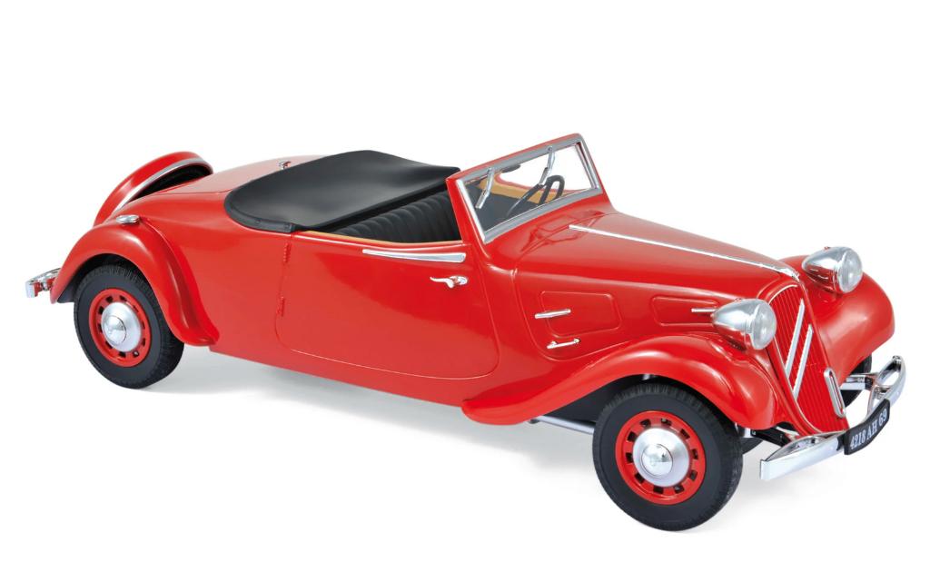 Citroen Traction Cabrio 11B 1939 1/18 LIM. ED NOREV 181442, Hobby en Vrije tijd, Modelauto's | 1:18, Verzenden, Nieuw, Auto, Norev