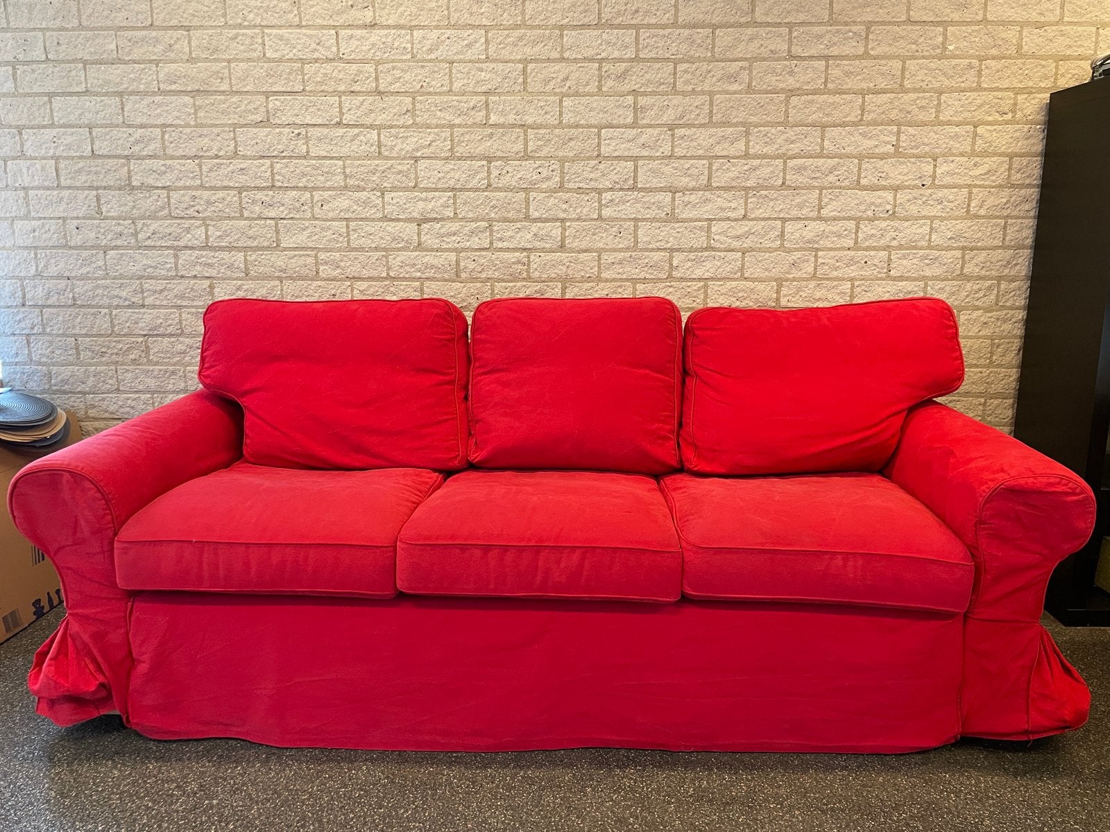 Ikea slaapbank met matras 160x200 cm, Huis en Inrichting, Ophalen, Gebruikt, Tweepersoons, 200 cm