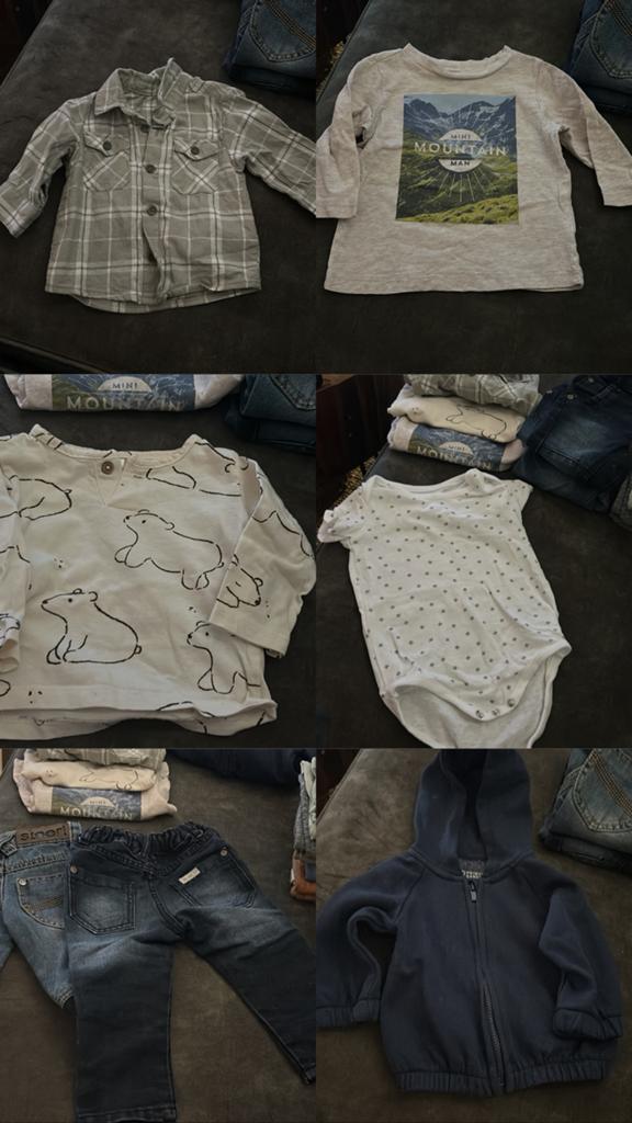 Partij baby kleren van maat 58 tot 68, Kinderen en Baby's, Babykleding | Baby-kledingpakketten, Zo goed als nieuw, Ophalen