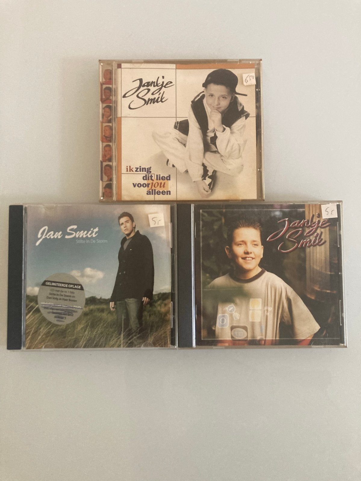 Jan Smit CD's en Cassette - Diverse Albums, Gebruikt, Ophalen of Verzenden, Levenslied of Smartlap, Inclusief doosje