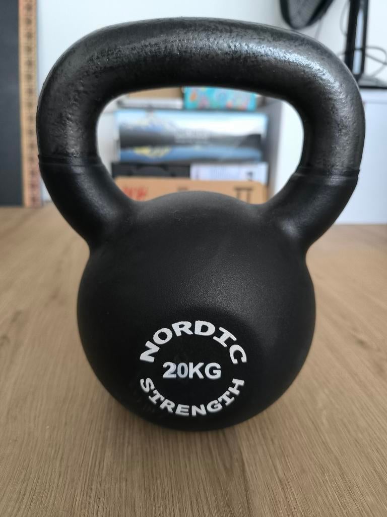 Nordic Strength Kettlebell 20KG, Sport en Fitness, Fitnessmaterialen, Ophalen, Zo goed als nieuw, Benen, Kettlebell