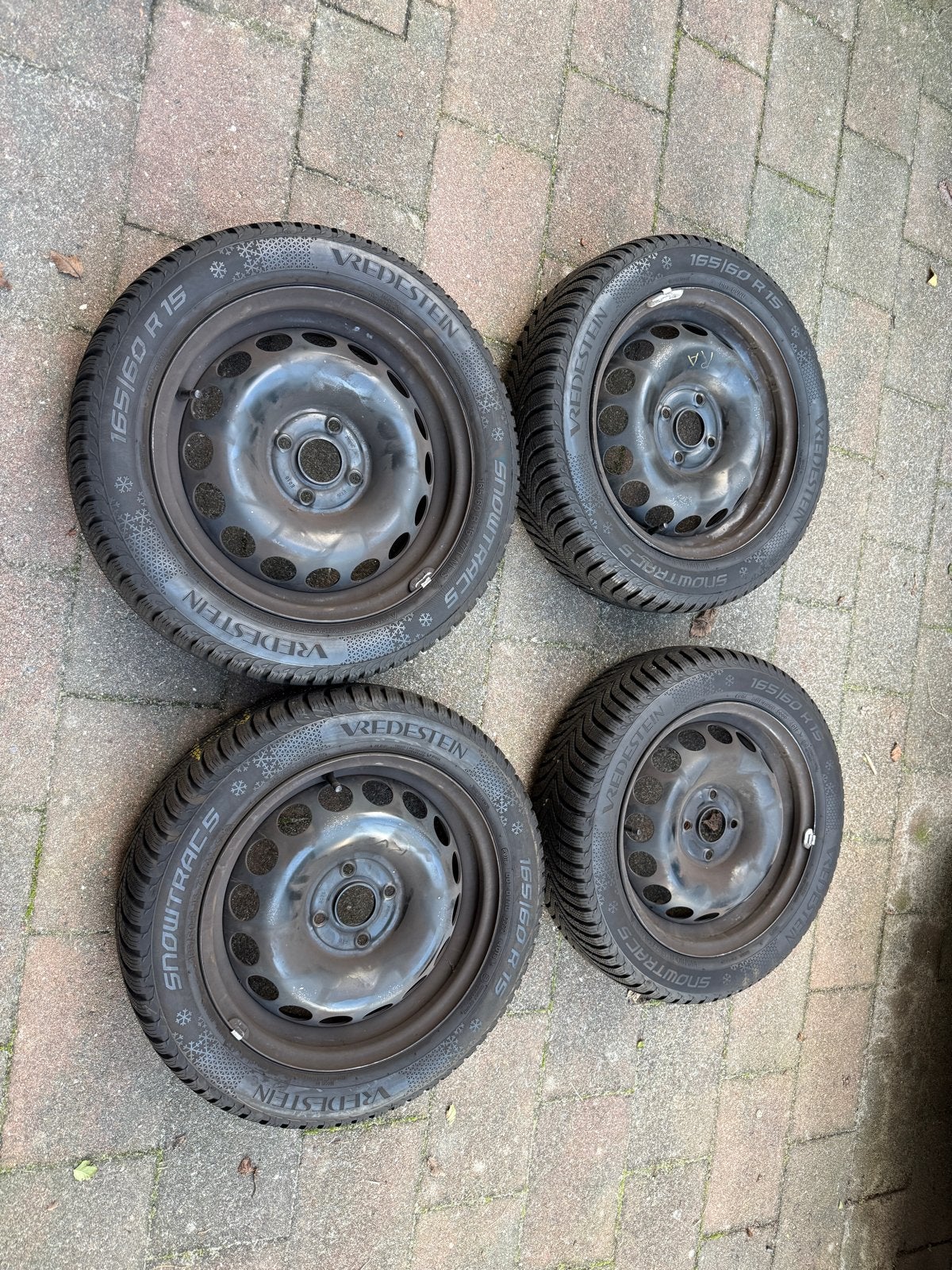 Winterbanden Vredestein Snowtrac 5 165/60 R15, Ophalen, Gebruikt