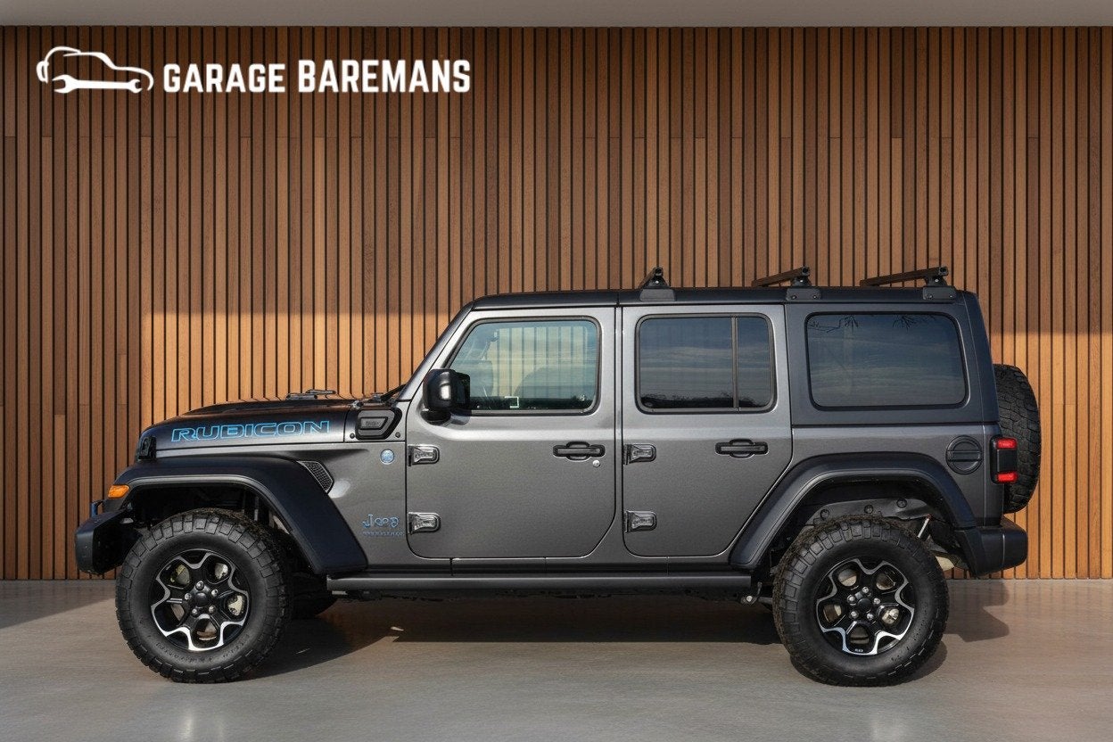 Jeep Wrangler Unlimited 4xe 380 Rubicon (bj 2022, automaat), Auto's, Jeep, Automaat, Euro 6, 4 cilinders, Cabriolet