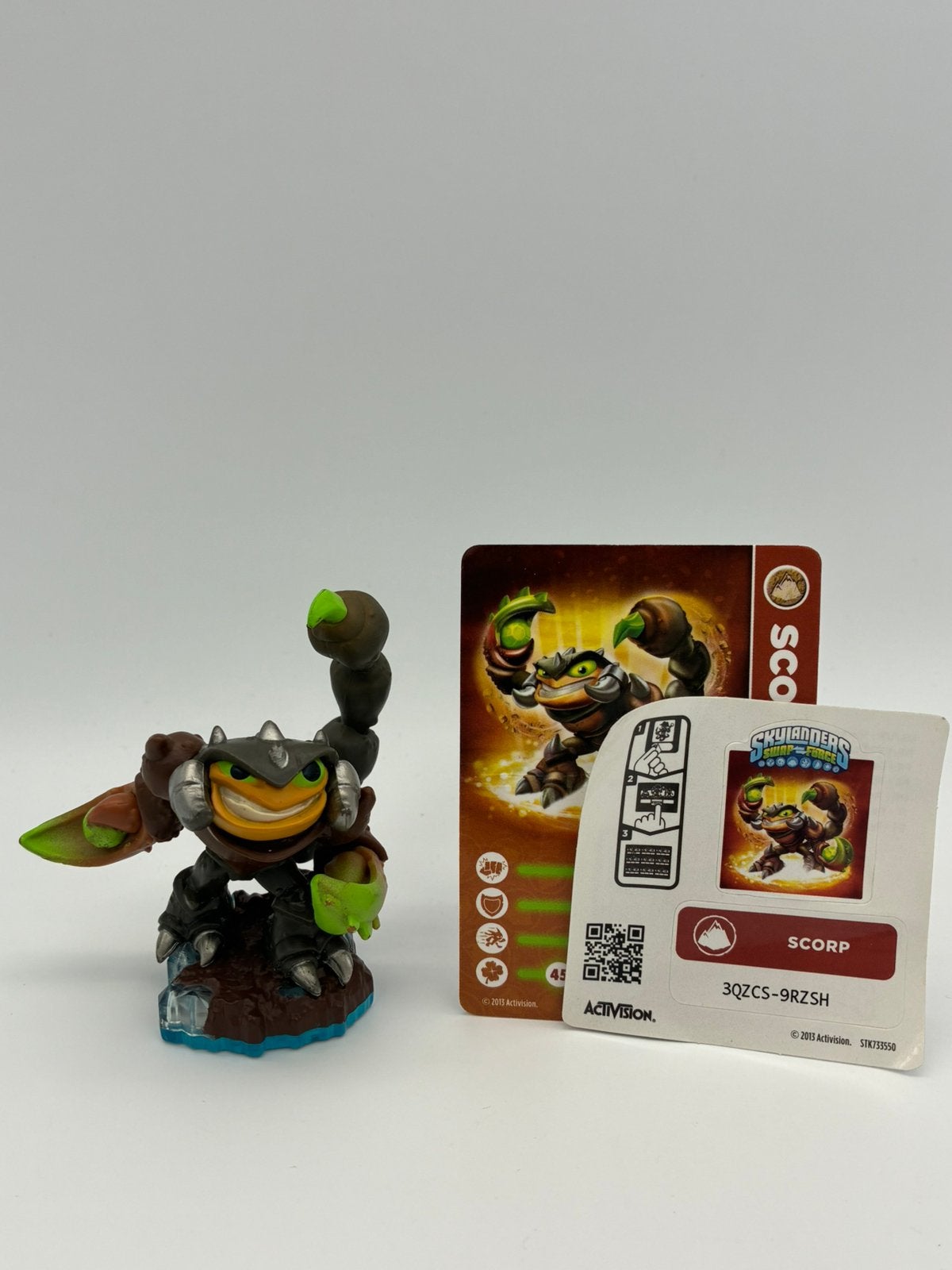 Skylanders Swap Force Scorp met sticker en kaartje, Verzenden, W, Zo goed als nieuw, W