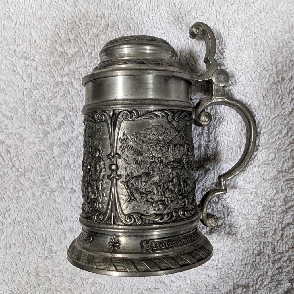 Vintage miniatuur bierpul - SKS 95% tin, Antiek en Kunst, Ophalen of Verzenden