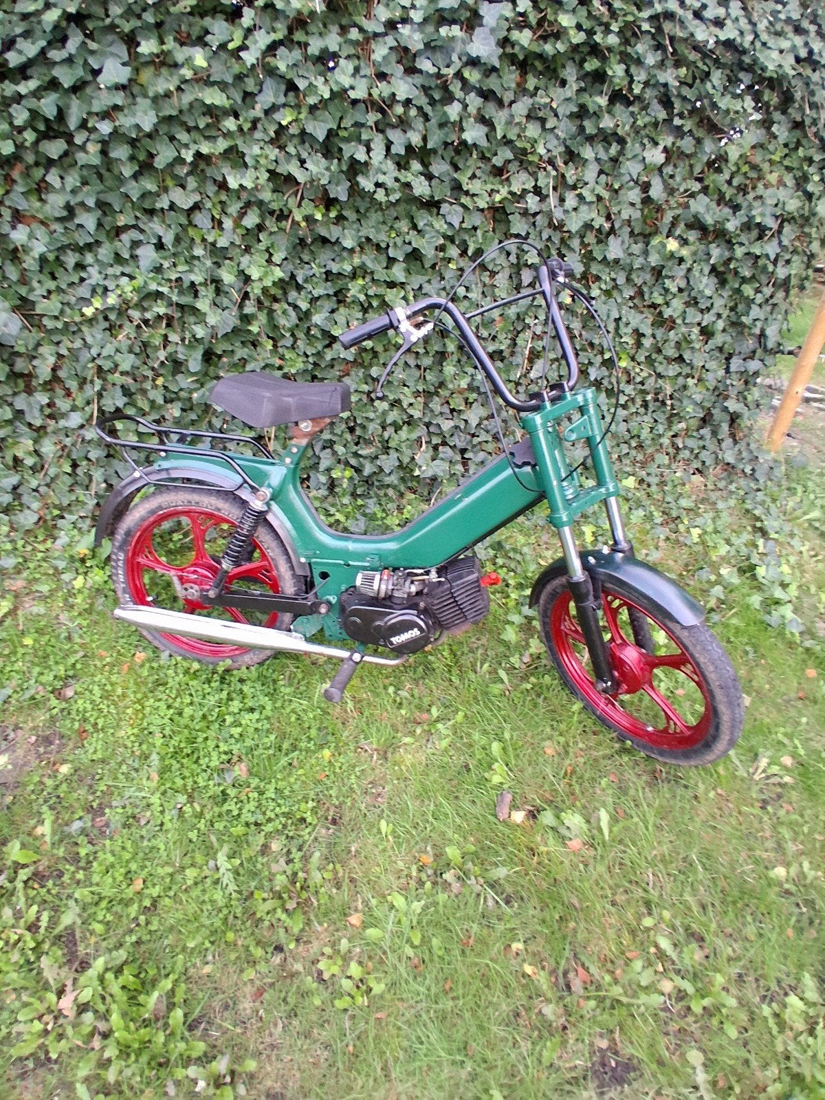 Tomos A35 Bromfiets - Groen met Rode Velgen, Ophalen, Gebruikt, Maximaal 45 km/u, Overige modellen