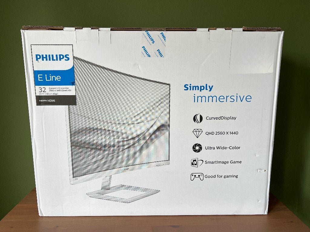 Nieuwe Philips 32 Inch Quad HD Curved monitor, Computers en Software, Monitoren, Philips, 3 tot 5 ms, VA, Nieuw