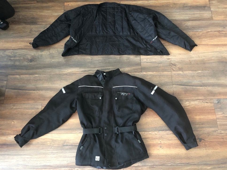 Motorjas met uitneembare binnenjas (Büse) - maat XL, Motoren, Kleding | Motorkleding, Ophalen, Tweedehands, Jas | textiel