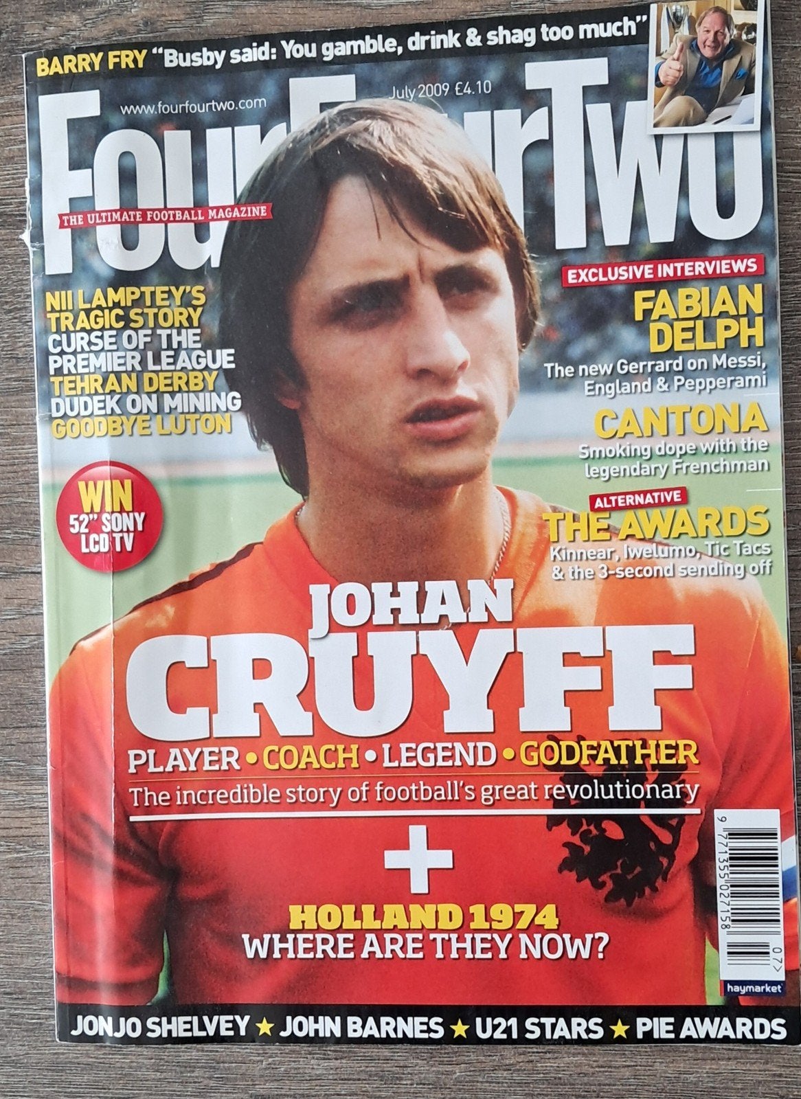 FourFourTwo Magazine  - Johan Cruyff Special, Verzamelen, Sportartikelen en Voetbal, Ophalen of Verzenden, Ajax