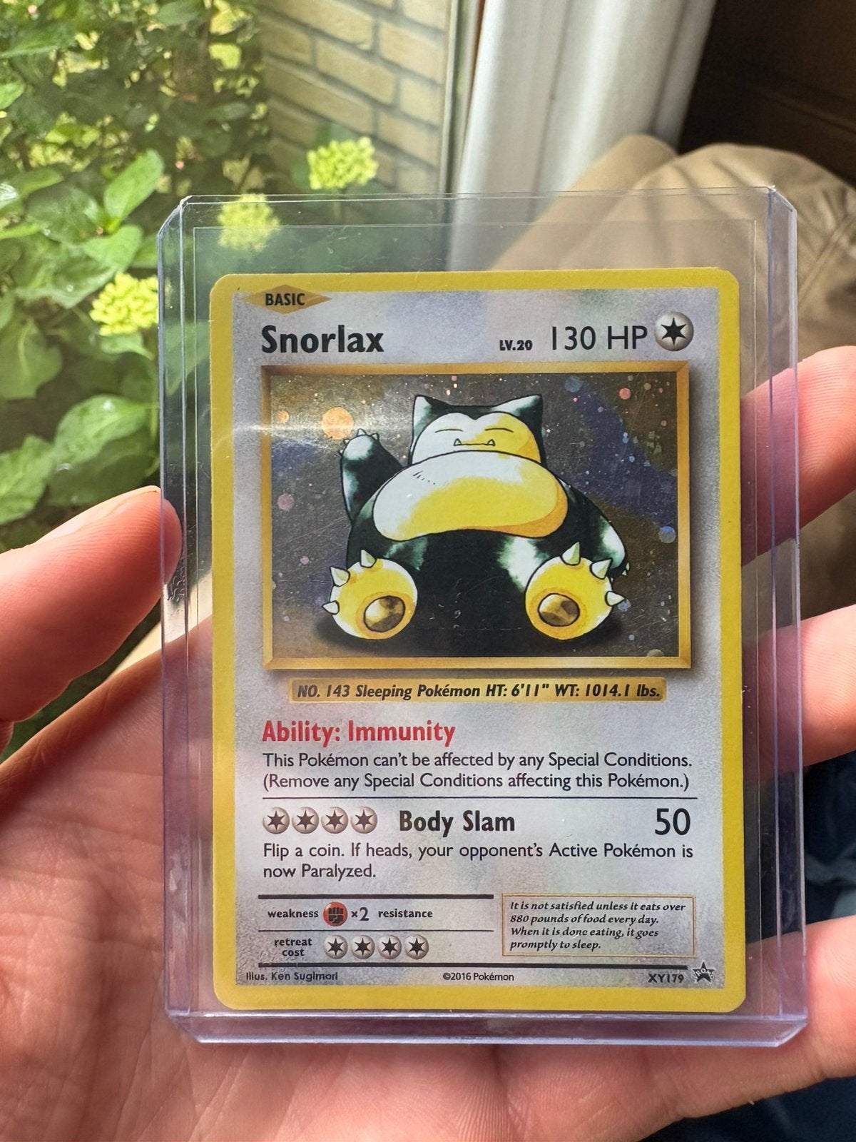 Snorlax Holo XY evolutionis, Verzenden, Zo goed als nieuw