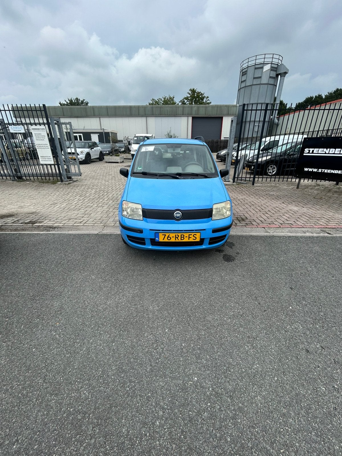 Fiat Panda 1.1 40KW 2005 Blauw, Auto's, Fiat, Voorwielaandrijving, 54 pk, Origineel Nederlands, Bedrijf