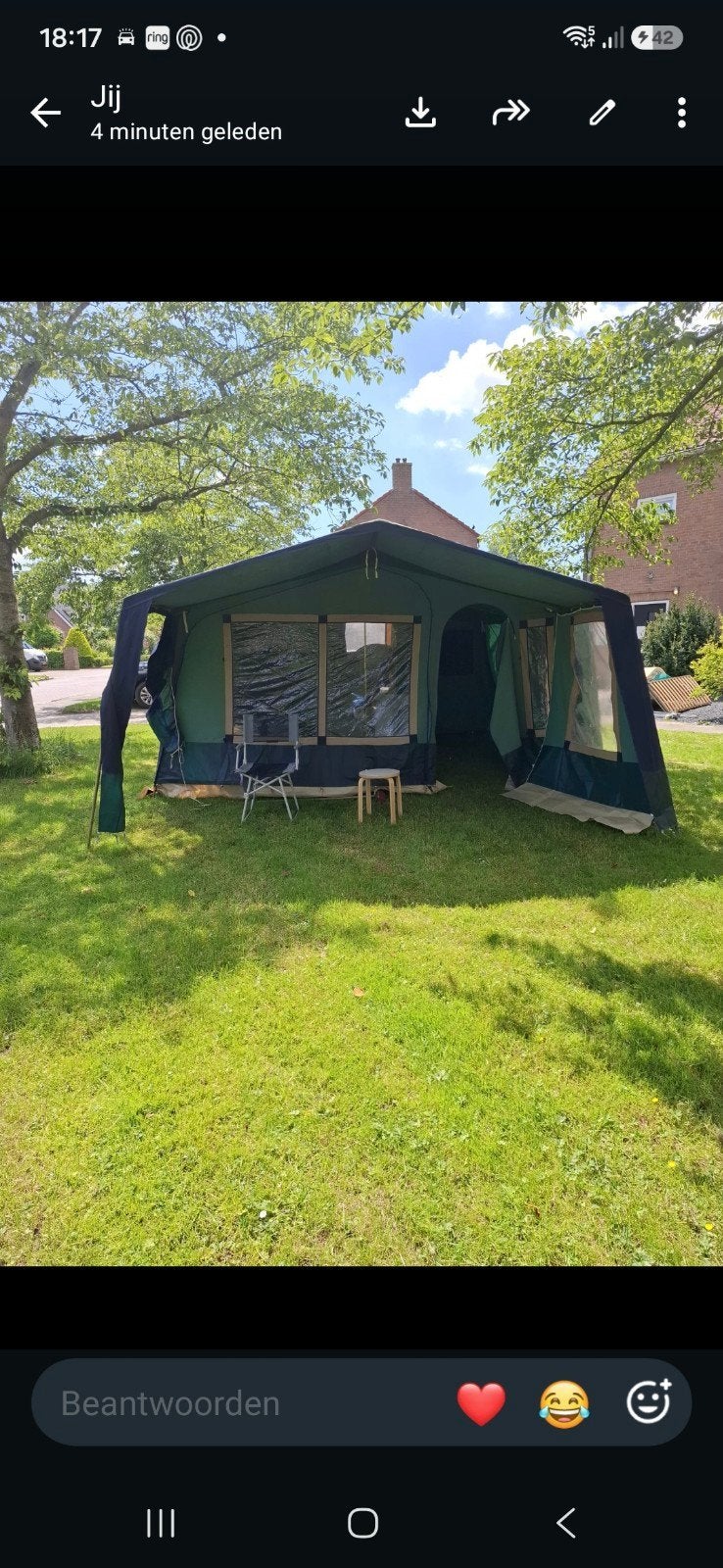 Vouwwagen, Caravans en Kamperen, Tenten, Ophalen, Meer dan 6