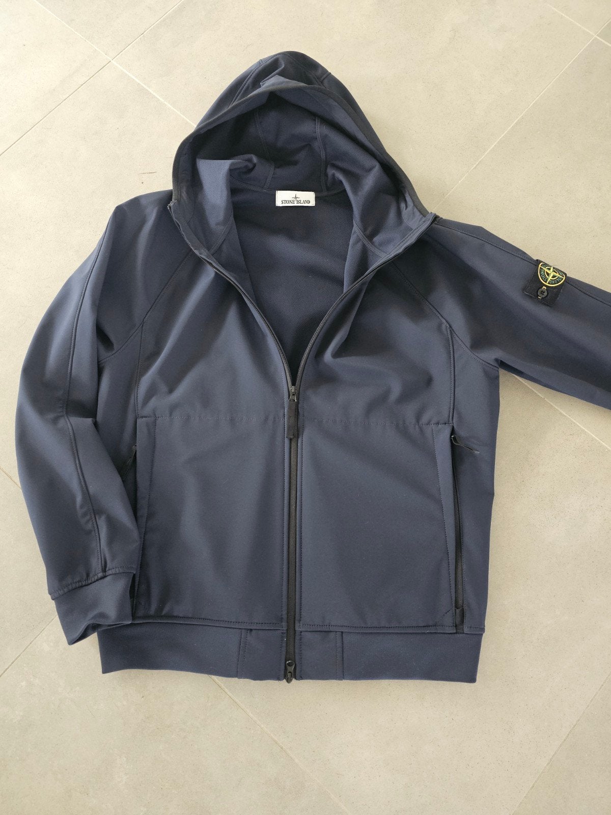 Nieuwe Stone Island Soft Shell-R e.dye Jas Maat XL, Blauw, Ophalen of Verzenden, Stone Island, Maat 56/58 (XL)