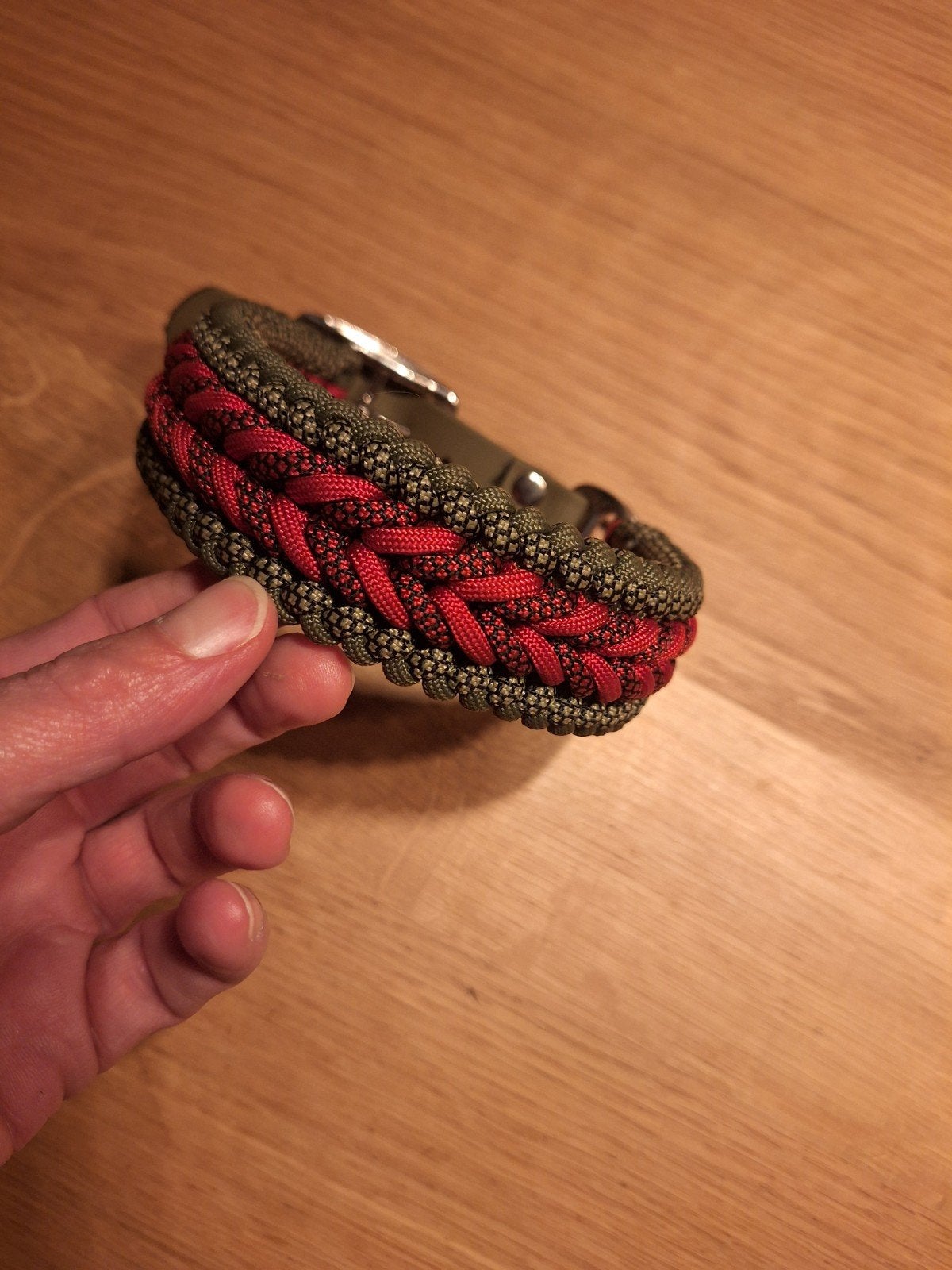 Gevlochten halsband Aalborg Design, Ophalen of Verzenden, Handgemaakt, Zo goed als nieuw