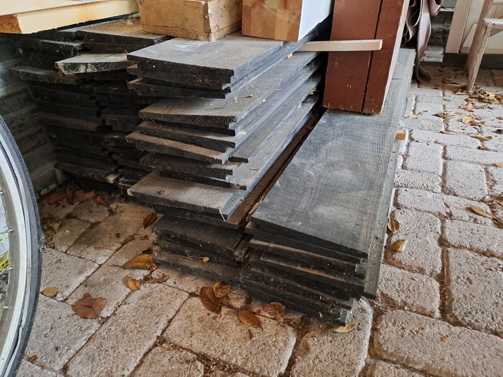 Zweeds Rabat Lariks Hout - 350m, 19cm breed, 5m lang, Ophalen of Verzenden