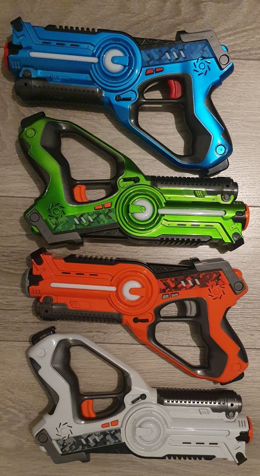 Laserguns light battle active met vesten en 2 targets, Ophalen of Verzenden, Zo goed als nieuw, Jongen of Meisje