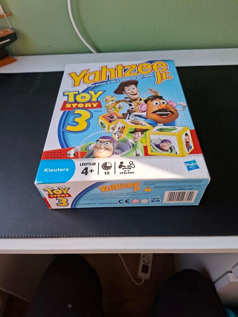 Yahtzee Jr. Toy Story 3 dobbelspel voor kinderen, Drie of vier spelers, Ophalen of Verzenden, Gebruikt, Parker