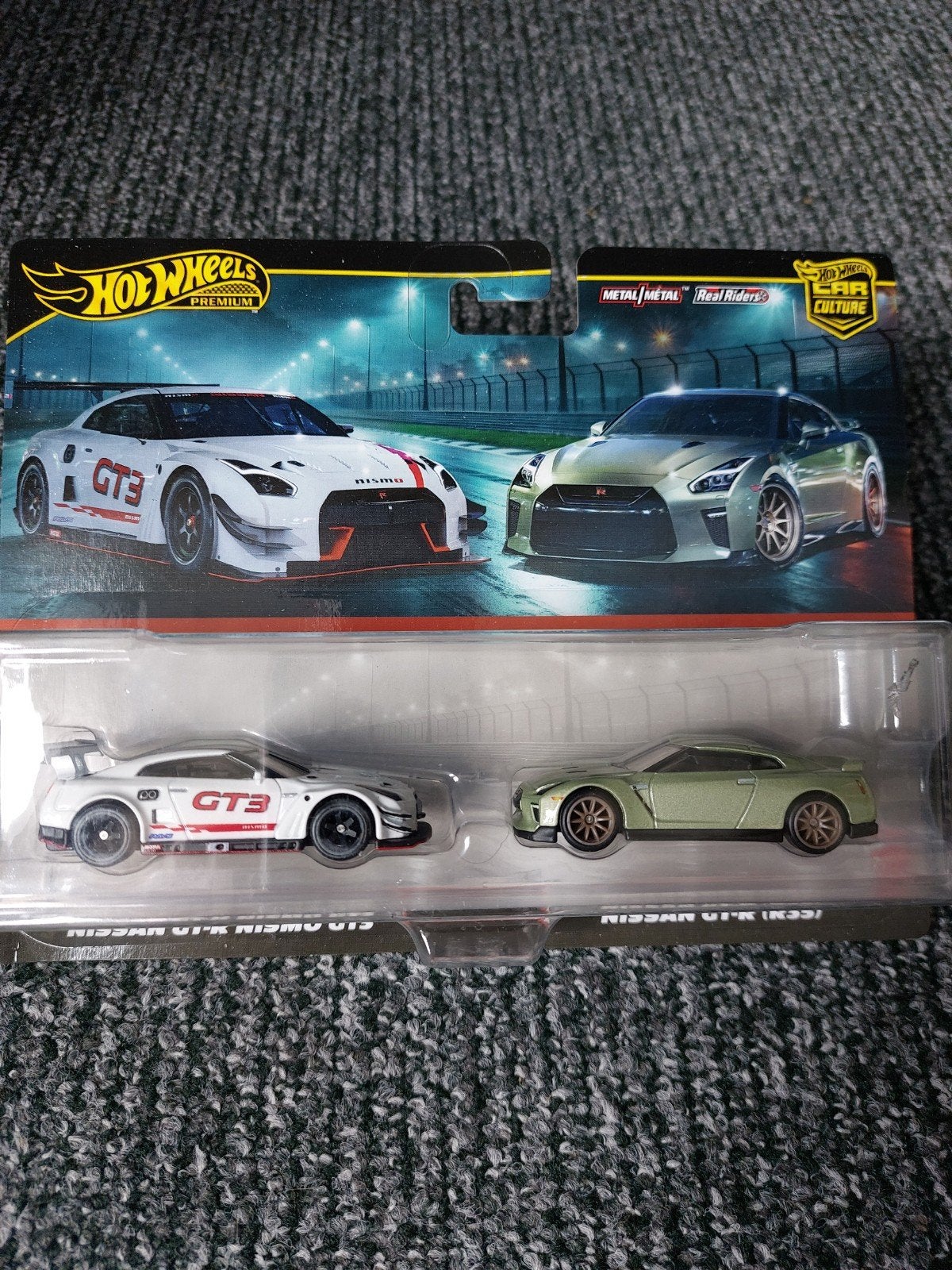 Hot Wheels Premium Nissan GT-R Nismo GT3 & GT-R (R35), Ophalen of Verzenden, Nieuw, Auto