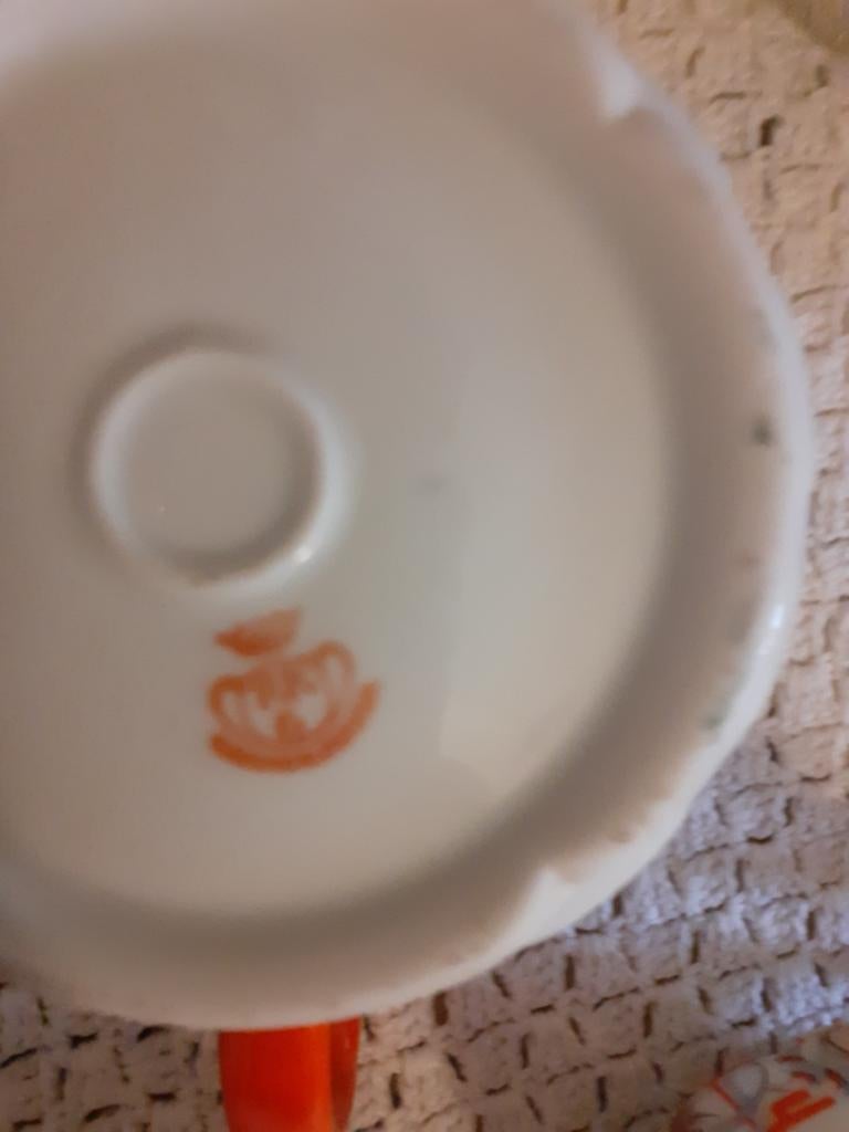 Oud theeservies porselein, Antiek en Kunst, Ophalen of Verzenden