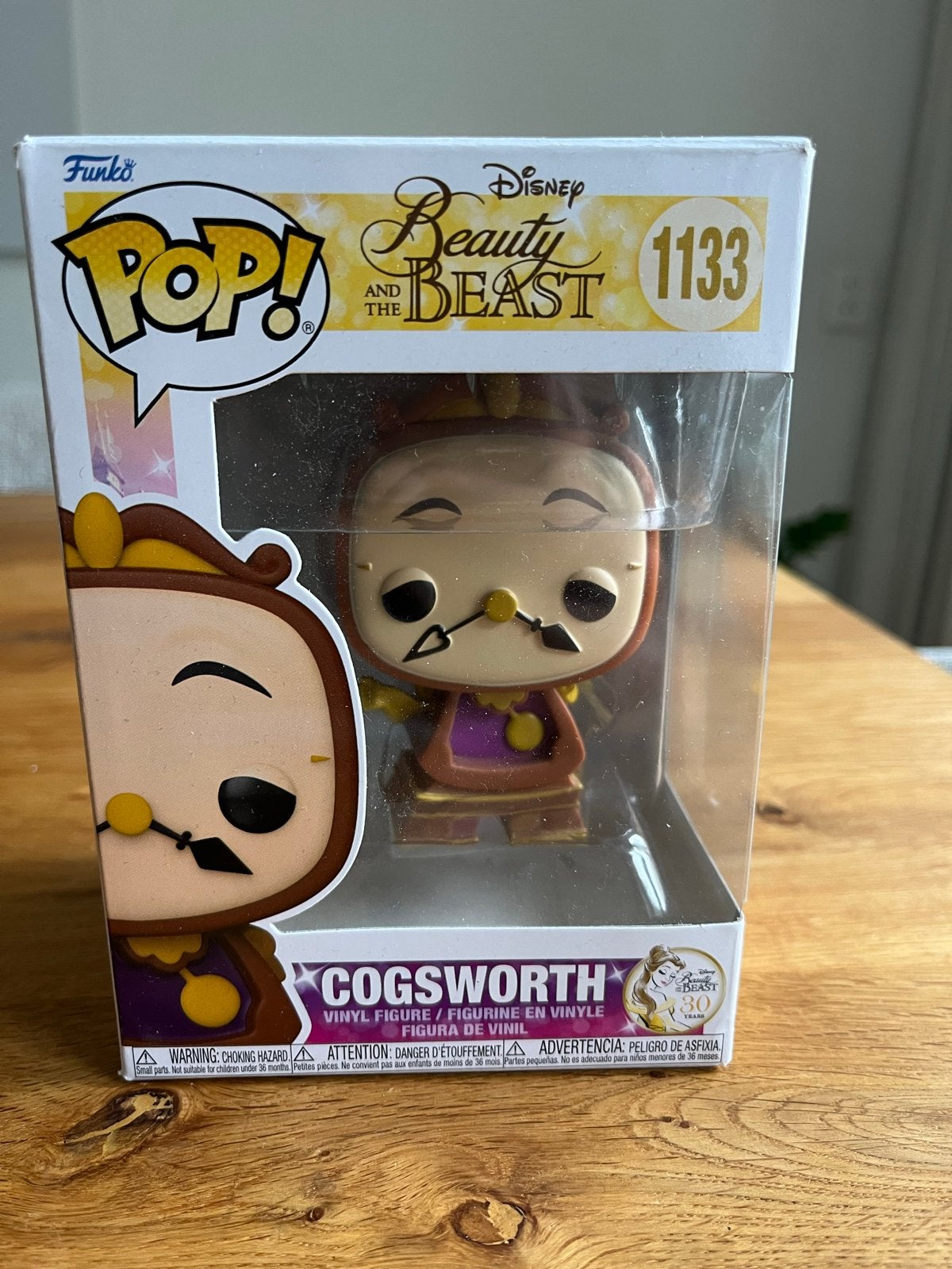 Funko Pop! Cogsworth 1133 - Belle en het Beest, Verzamelen, Ophalen of Verzenden, Nieuw