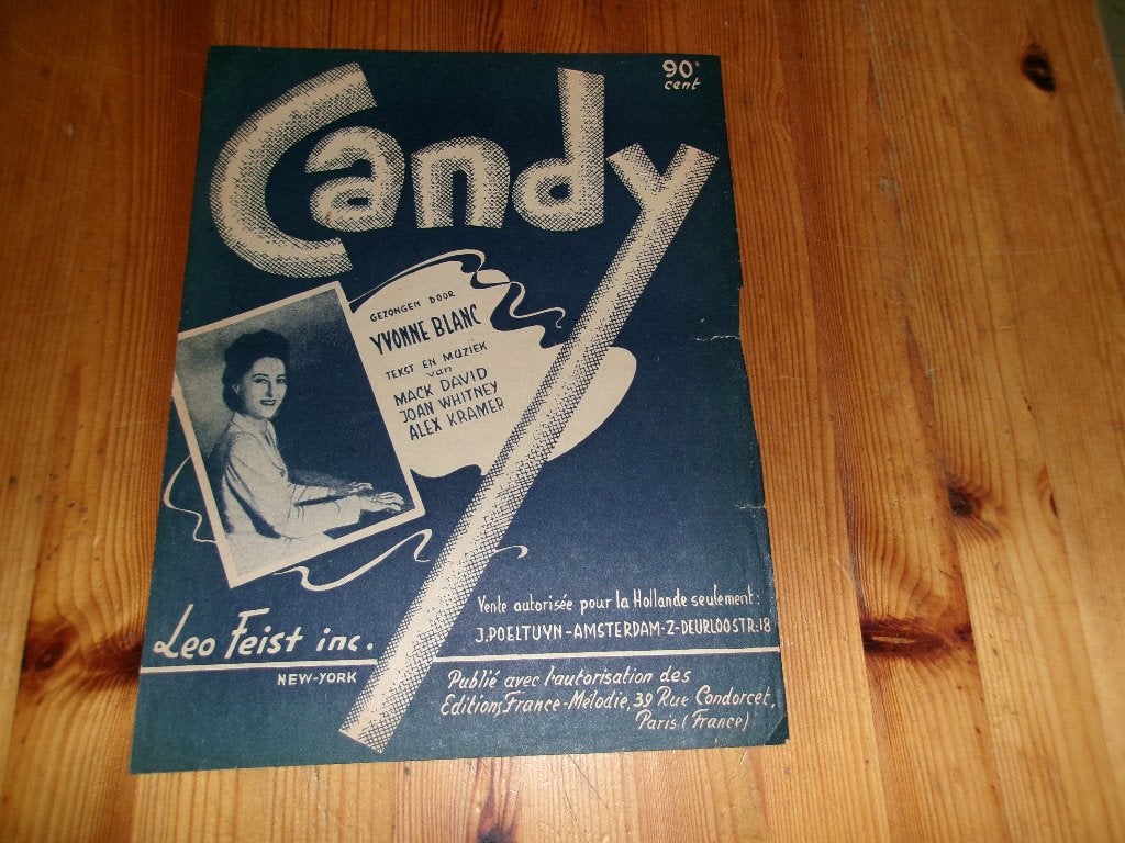 Candy - david / whitney / kramer, Gebruikt, Gitaar, Ophalen of Verzenden, Artiest of Componist
