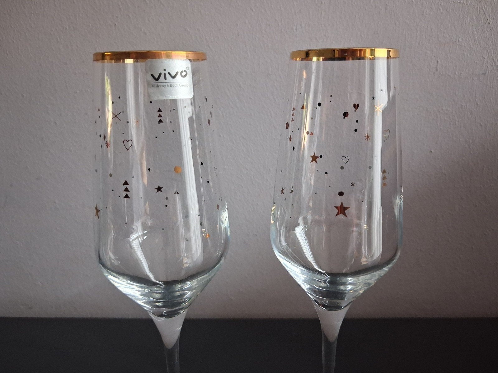 vivo limited edition glas glazen champagneglazen, Ophalen of Verzenden