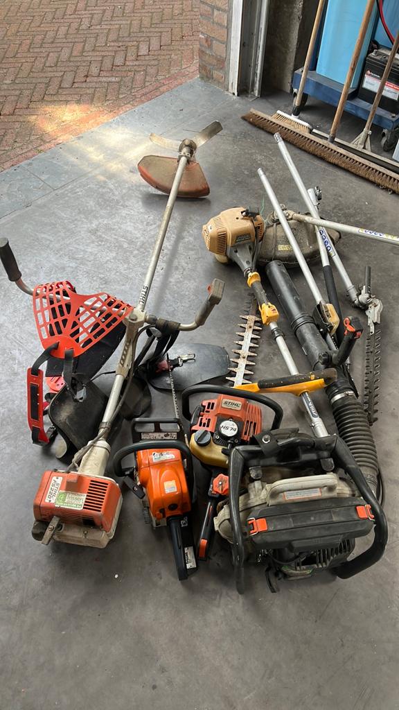 Stihl echo stiga, Tuin en Terras, Hand-tuingereedschap, Ophalen, Zo goed als nieuw
