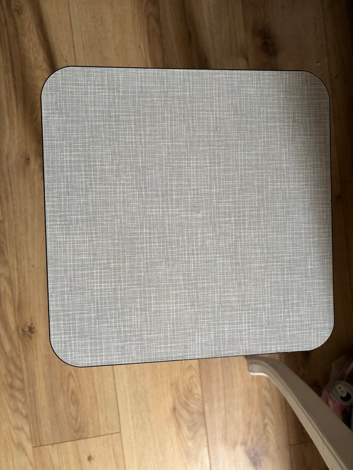 Vintage Formica Krukje met metalen poten, Ophalen, Gebruikt, Staal