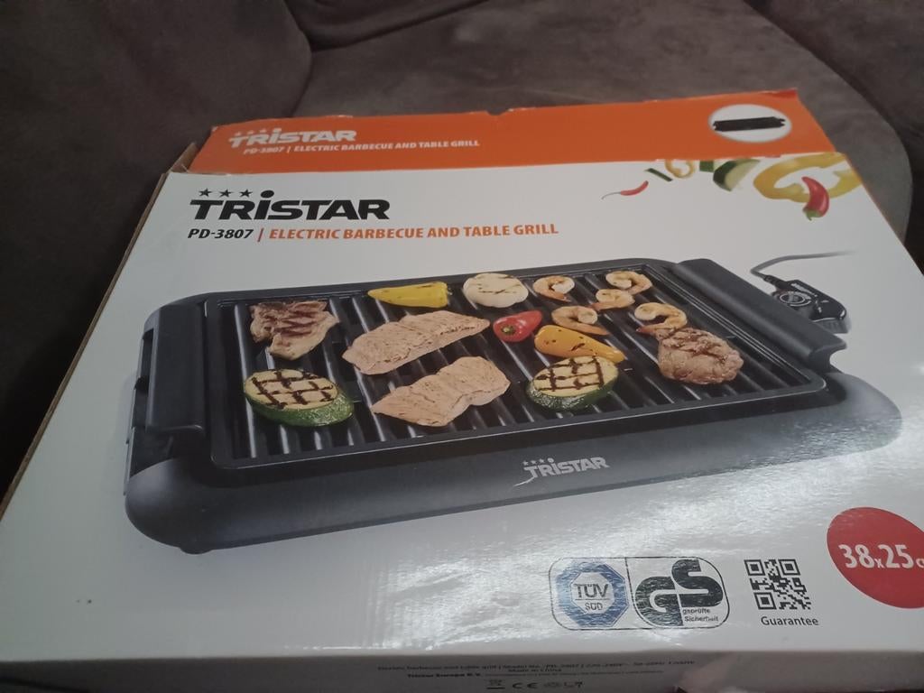 Elektrische grill plaat, Ophalen, Vaatwasmachinebestendig, Nieuw, Tafelgrill
