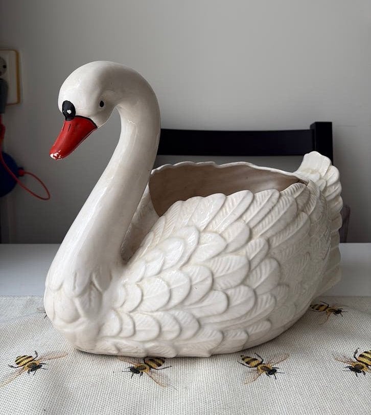 Huis decoratie - Vaas Zwaan, Ophalen, Overige kleuren, Glas