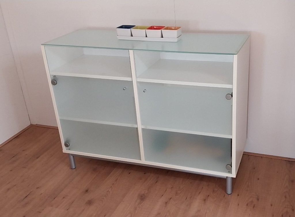 wandkastje met glas, Huis en Inrichting, Kasten | Wandmeubels, Ophalen, Met deur(en), Glas, Zo goed als nieuw