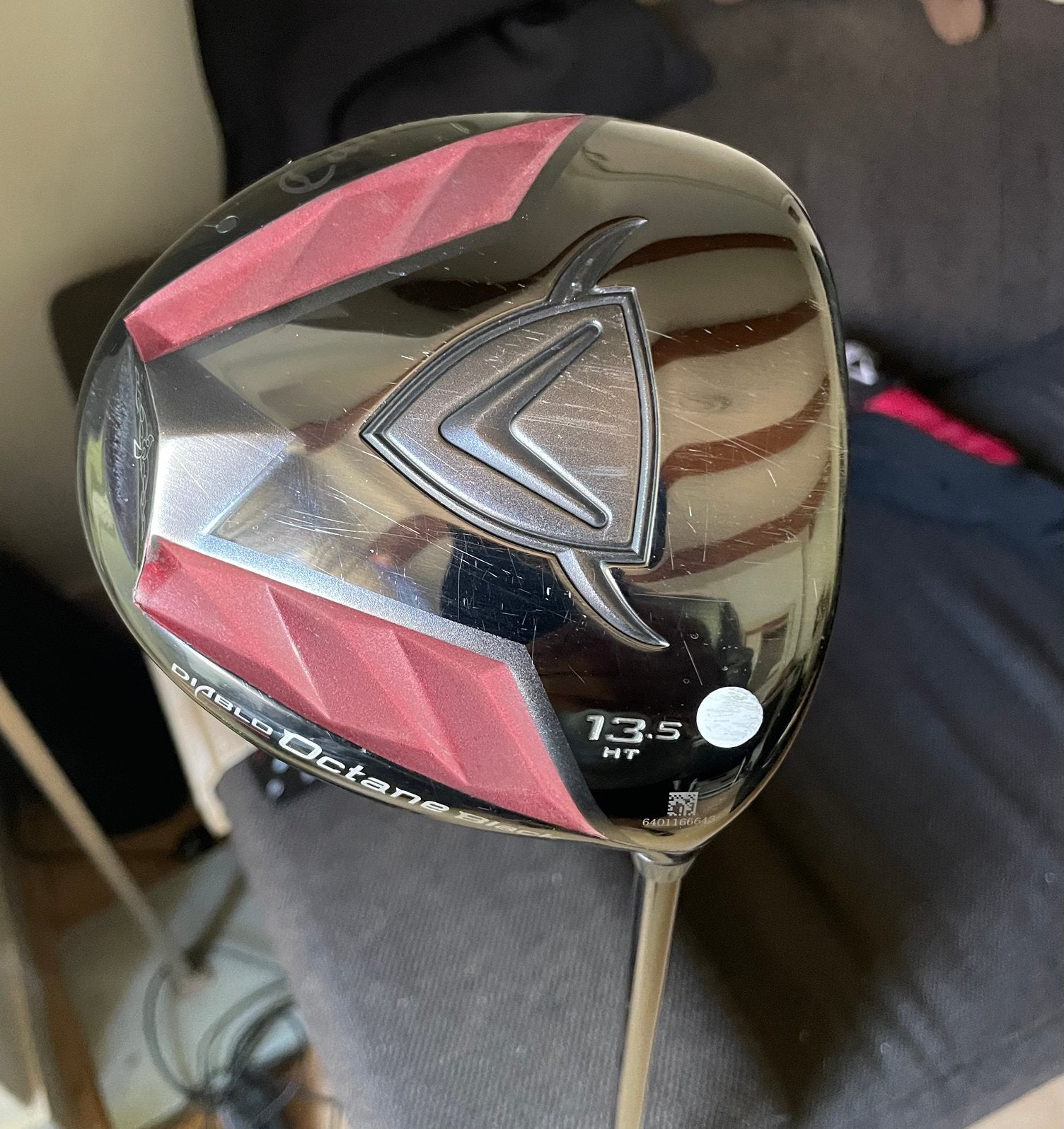 Callaway Octane Diablo Black 13.5 gr zgan, Ophalen of Verzenden, Zo goed als nieuw, Club, Callaway