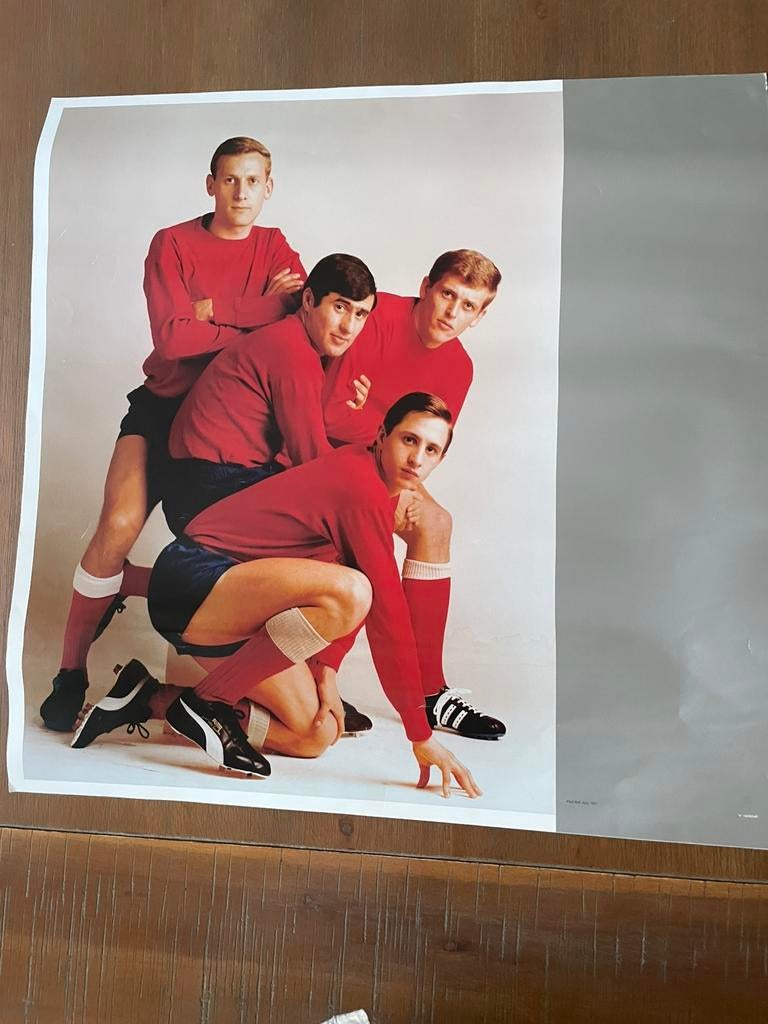 Poster Cruijff. Ajax Legendes., Verzenden, Zo goed als nieuw, Ajax, Poster, Plaatje of Sticker