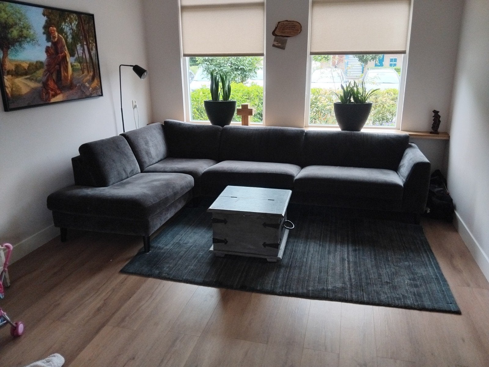 Ruime hoekbank in nette staat!, Huis en Inrichting, Banken | Bankstellen, Ophalen, Gebruikt, Hoekbank, 300 cm of meer