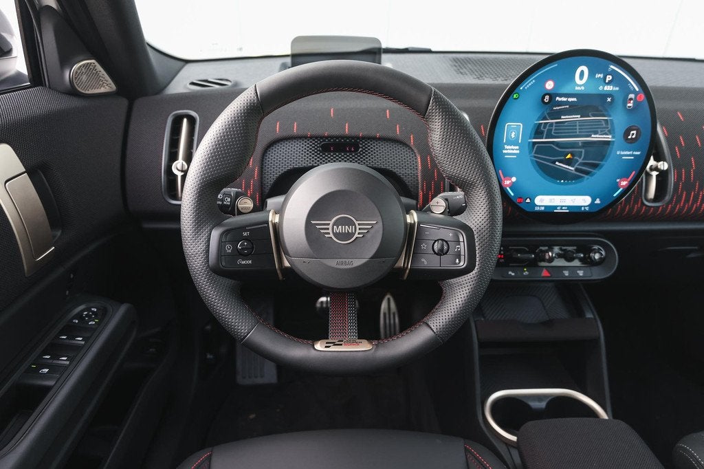 MINI Countryman JCW ALL4 Automaat / John Cooper Works / Pakk, Auto's, Mini, 1998 cc, Met garantie (alle), Leder en Stof, Wit