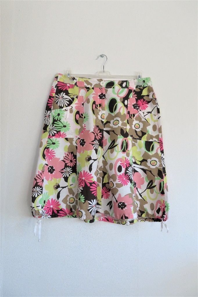Rok Bloemen Miss Etam mt 44 *Nieuw* (2312), Wit, Maat 42/44 (L), Nieuw, Ophalen of Verzenden
