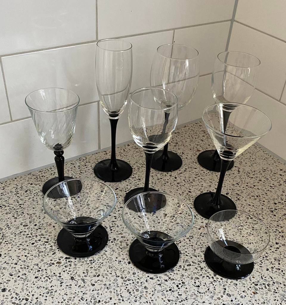 9 glazen Luminarc, Verzamelen, Ophalen, Zo goed als nieuw, Overige typen