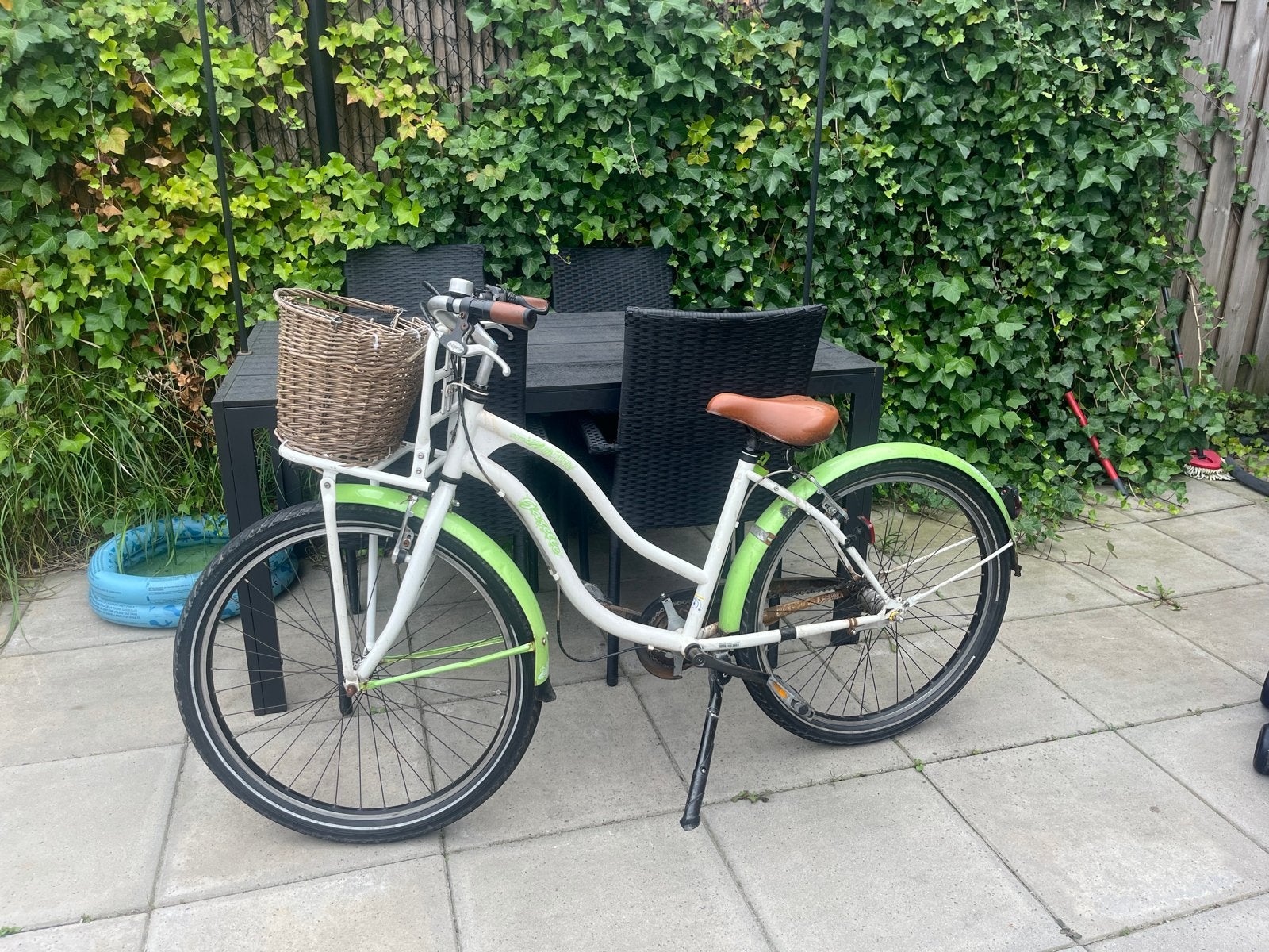 Gazelle kinderfiets met mand - Gebruikt, Fietsen en Brommers, Fietsen | Kinderfietsjes, Ophalen, Gebruikt, 20 inch of meer