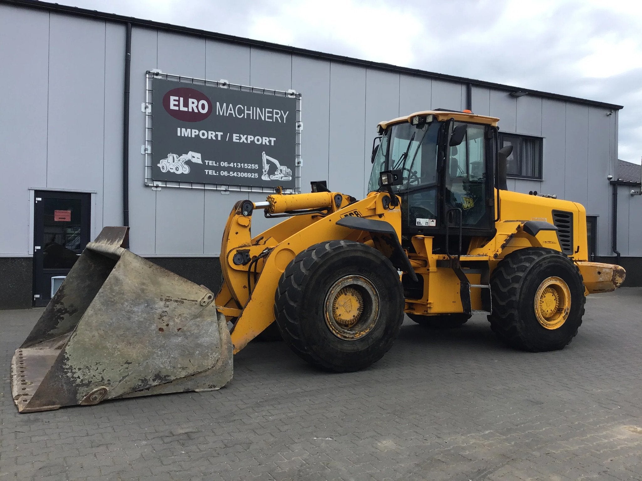 JCB 456 ZX (bj 2005), Zakelijke goederen, Machines en Bouw | Kranen en Graafmachines, Wiellader of Shovel