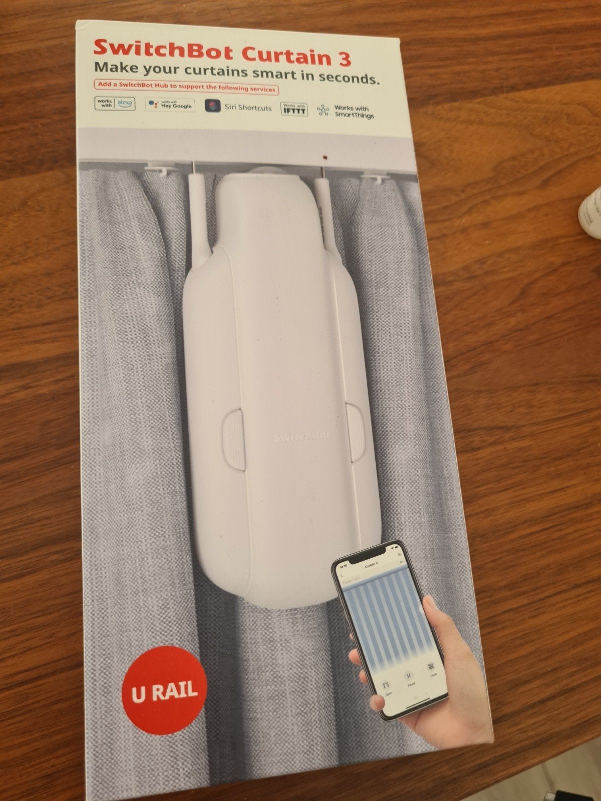 SwitchBot Curtain 3 - Maak je gordijnen slim in seconden, Nieuw, Kunststof, Ophalen of Verzenden, Modern