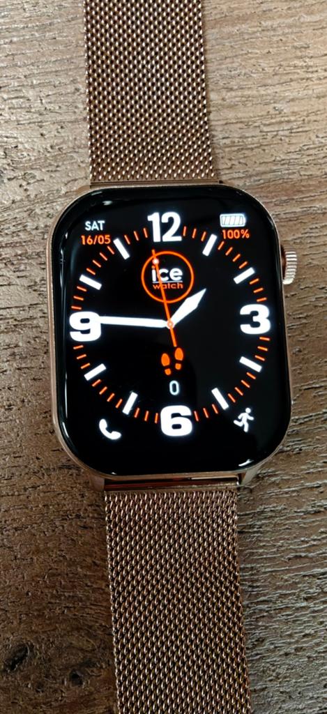 Ice Watch Smart 2.0 - Roségoud met AMOLED scherm, Ophalen, Ice Watch, Zo goed als nieuw, Stappen